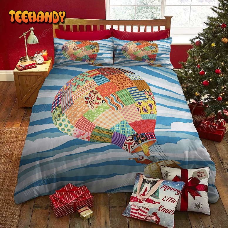 Hot Air Balloon Bedding Set Great Gifts For Birthday Christmas