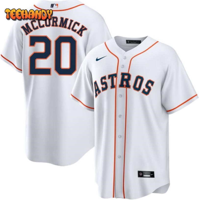 Houston Astros Chas McCormick White Home Replica Jersey