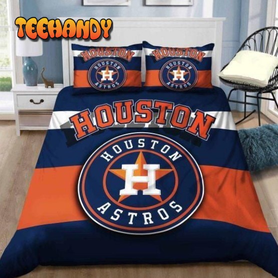 Houston Astros Duvet Cover Bedding Set