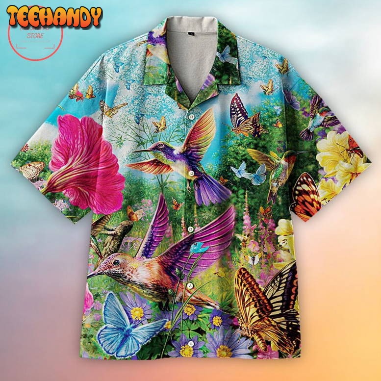 Hummingbird Bee Hawaiian Shirt