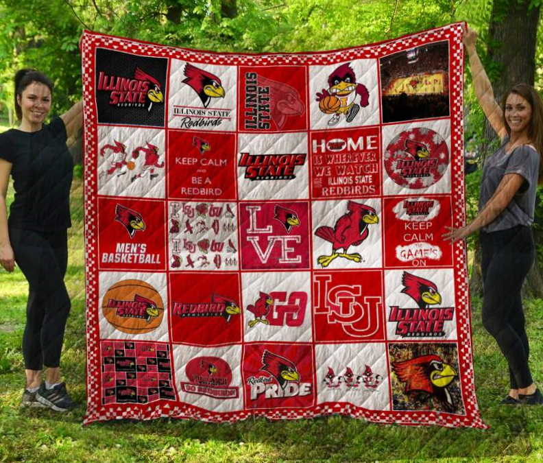 Illonois State Redbirds 3D Customized Quilt Blanket