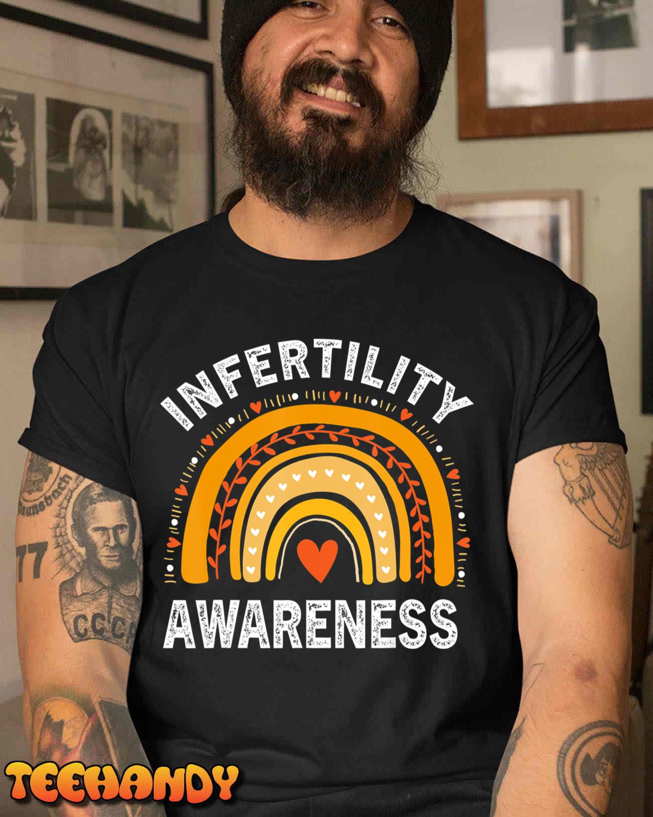 In April We Wear Orange Infertility Awareness T-Shirt