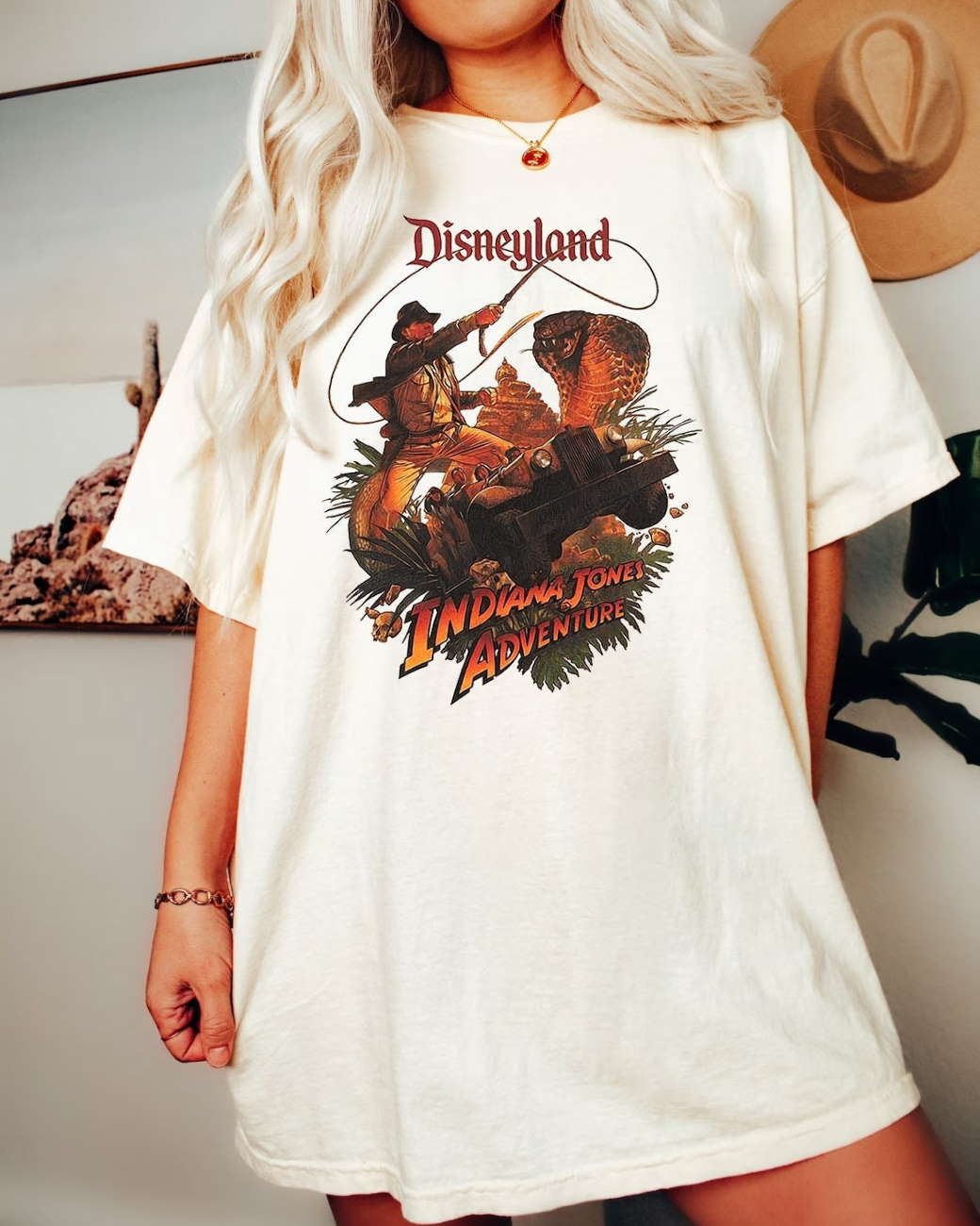 Indiana Jones Adventure Disneyland 1995 Shirt, Raiders Lost Ark Shirt