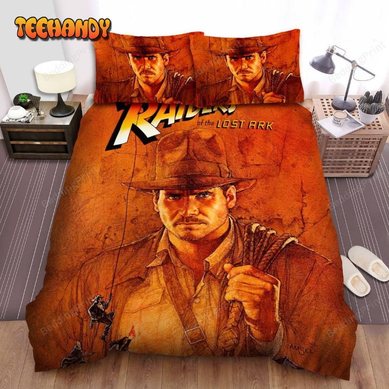 Indiana Jones And The Raiders Of The Lost Ark Movie Poster 5  Bedding Set