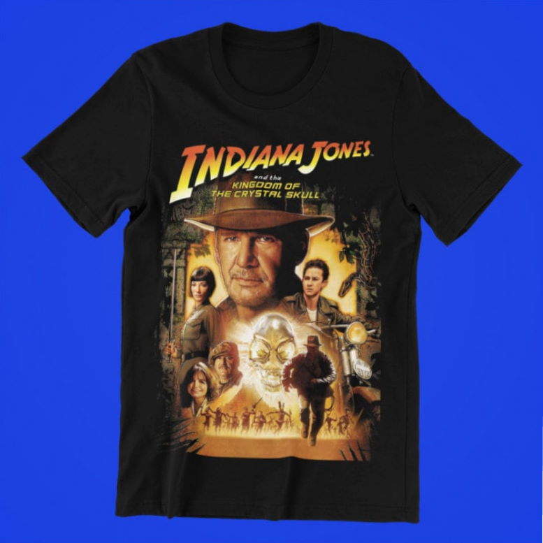 Indiana Jones Crystal Skull Movie T-Shirt