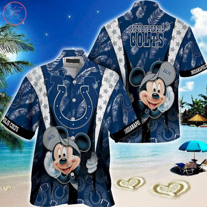 Indianapolis Colts Mickey Mouse Hawaiian Shirt