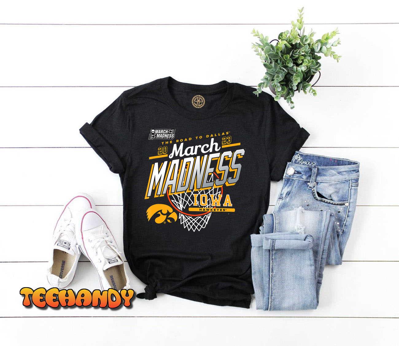 Iowa Hawkeyes March Madness 2023 Women’s Basketball Black T-Shirt