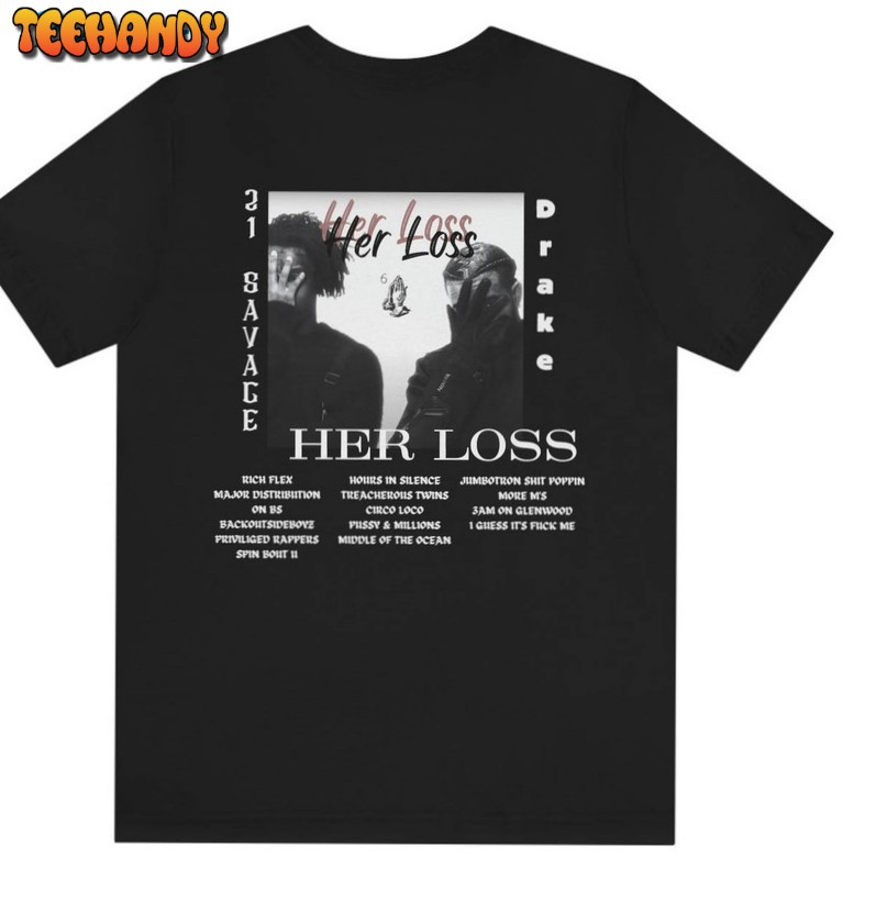 It’s All A Blur Tour Trendy Shirt, Her Loss Album Track List Unisex T Shirt