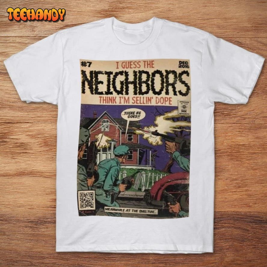 J Cole Shirt Neighbors Comic Book Parody, Vintage J Cole Unisex T shirt