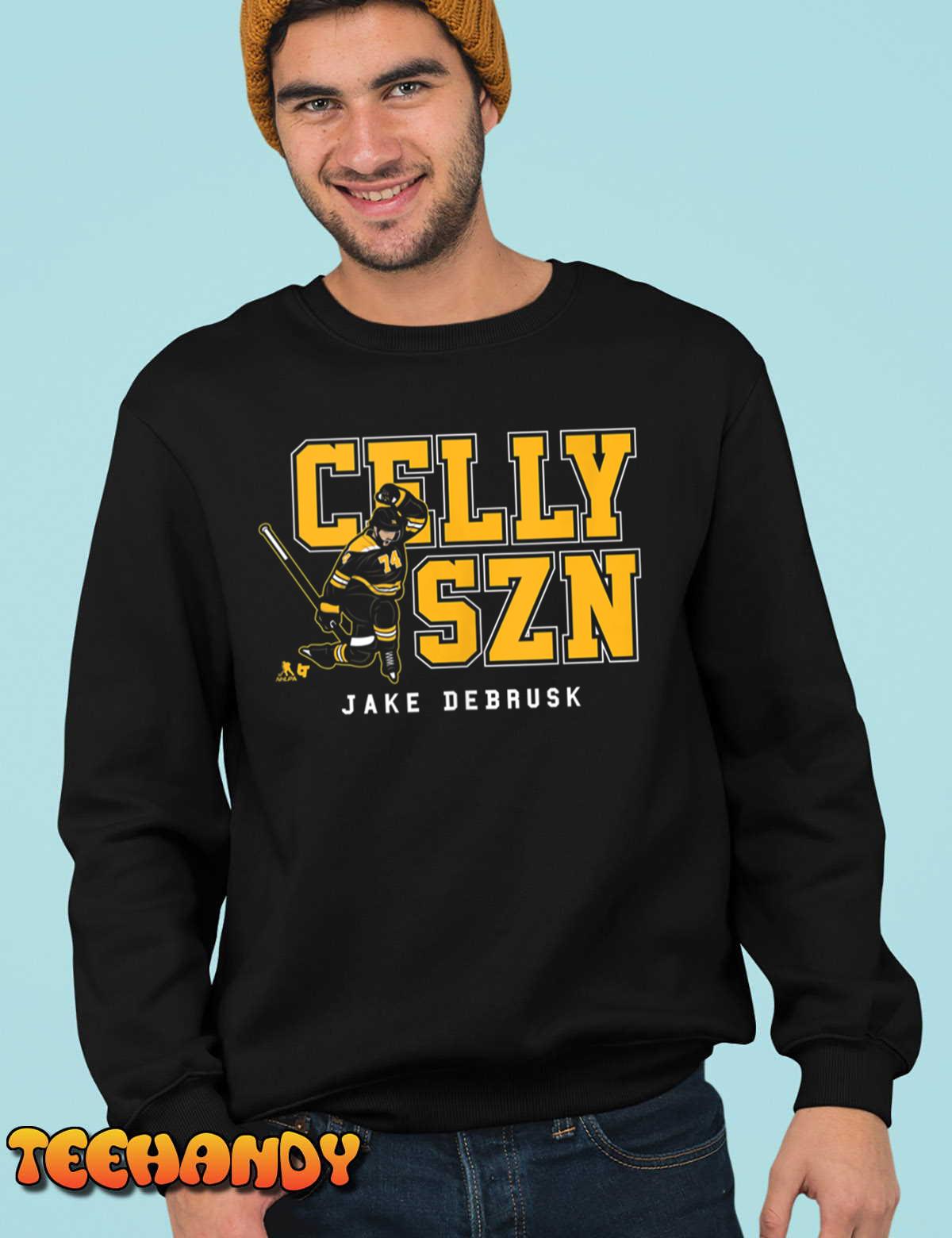 Jake DeBrusk Celly SZN – Boston Hockey Tank Top