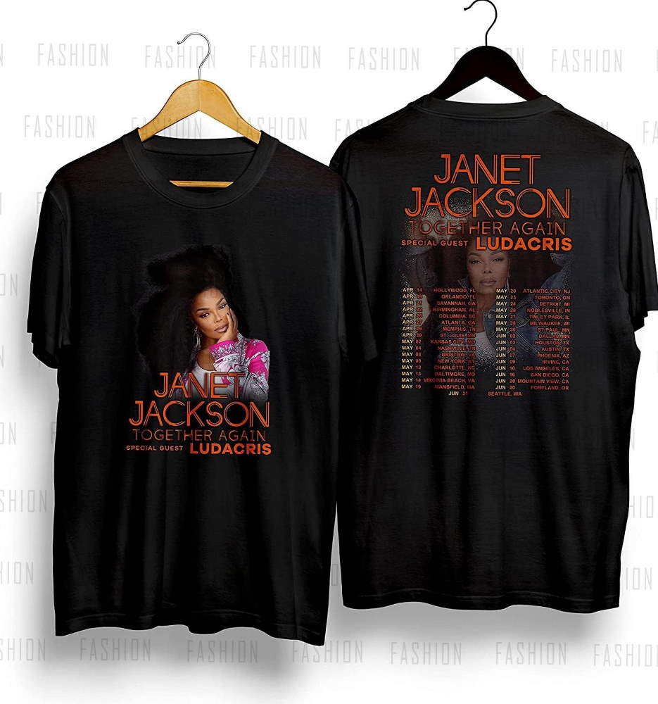 Janet Jackson Together Again Shirt, Janet Jackson 2023 Concert T Shirt