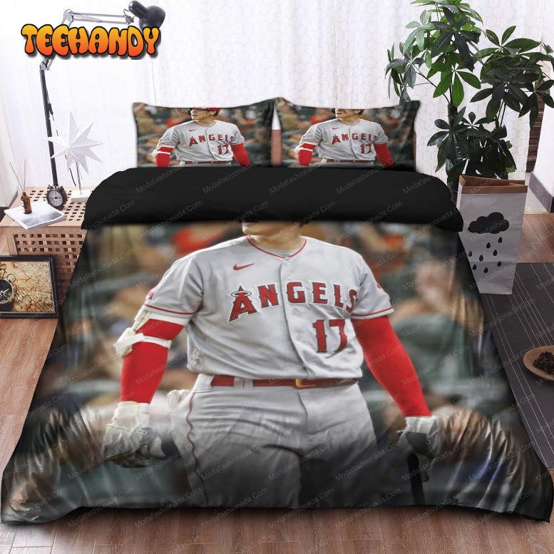 Japanese Shohei Ohtani Los Angeles Angels MLB 28 Bedding Set