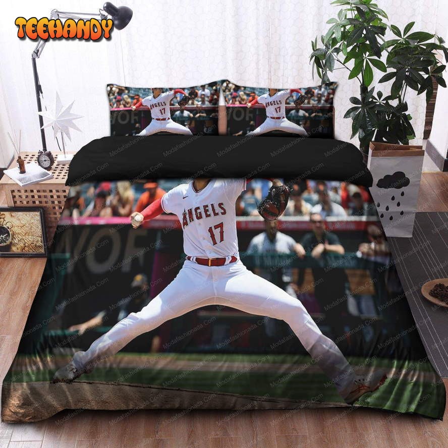 Japanese Shohei Ohtani Los Angeles Angels MLB 31 Bedding Set