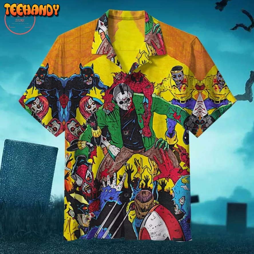 Jason Worthys VS Marvel Zombie Hawaiian Shirts