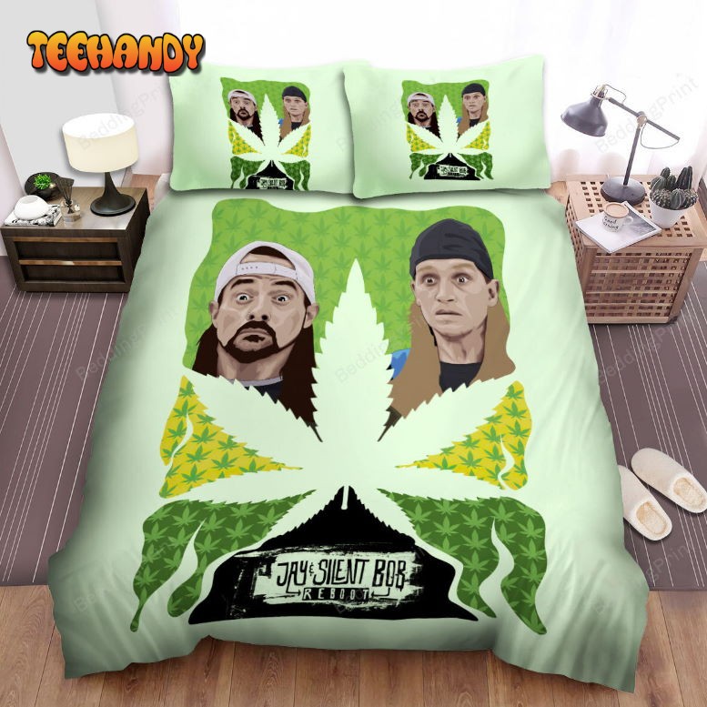 Jay And Silent Bob Reboot Maple Leaves Duvet Cover Bedding Set