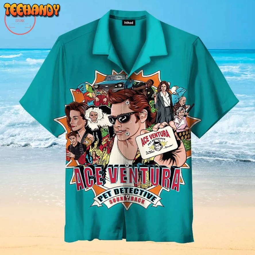 Jim Carrey Airplane Head Hawaiian Shirts