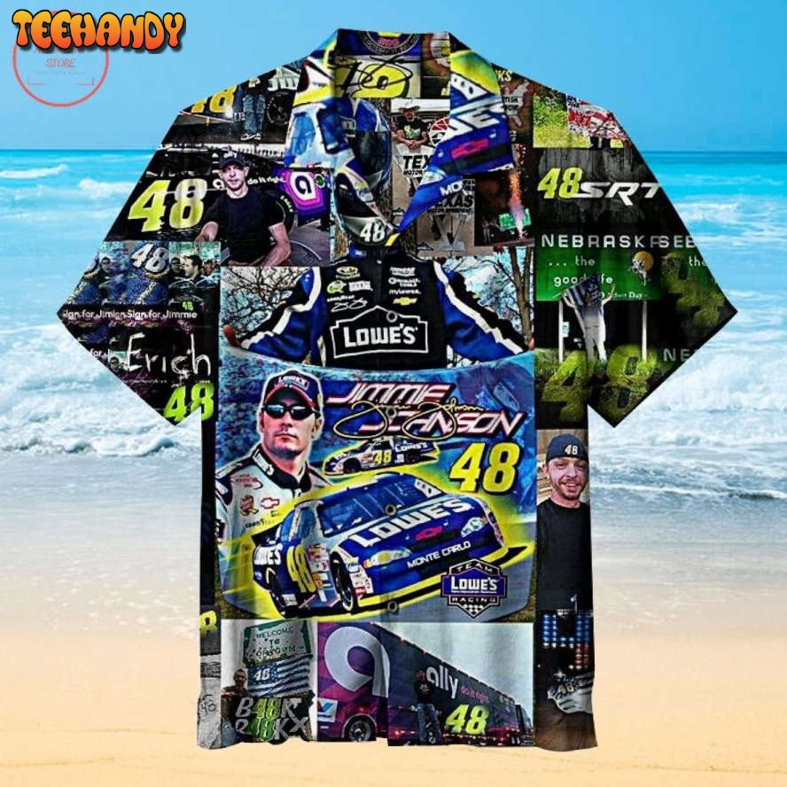 Jimmie Johnson 48 Hawaiian Shirt