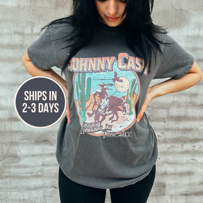 Johnny Cash Band Vintage Retro Band Country T Shirt