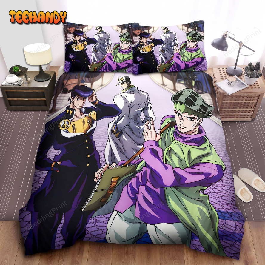 Jojo Bizarre Adventure Main Characters Bedding Set