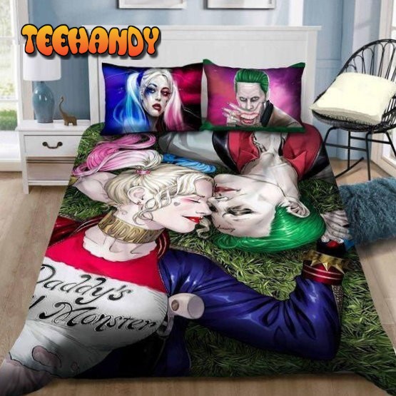 Joker And Harley Quinn Bedding Set