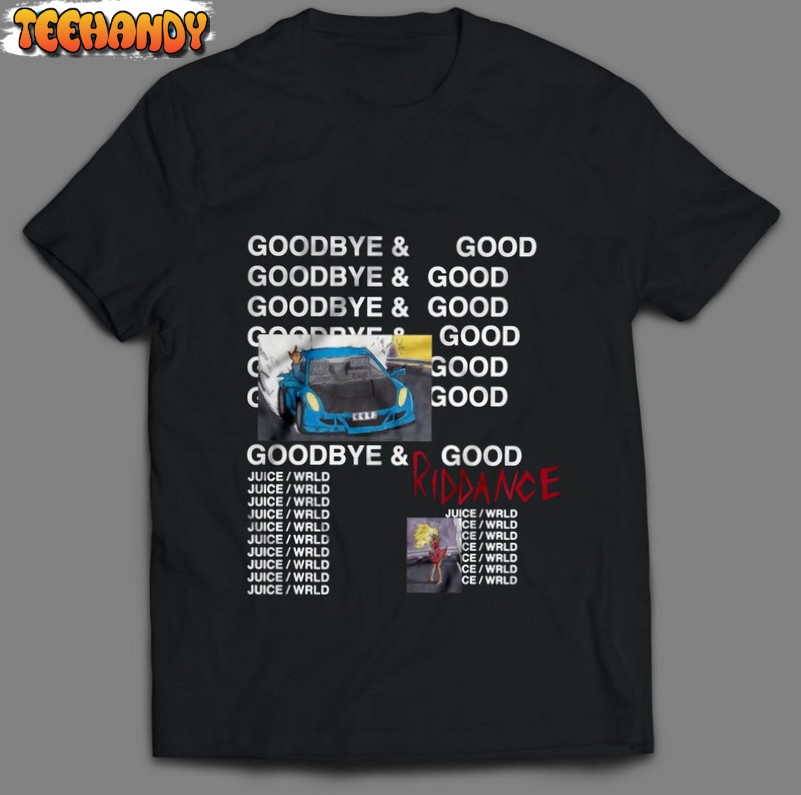 Juice Wrld Goodbyte Good Shirt, Trendy Music Tour Unisex T-shirt