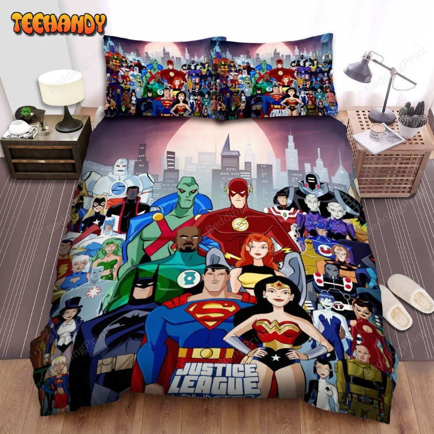 Justice League All Heroes Bedding Set