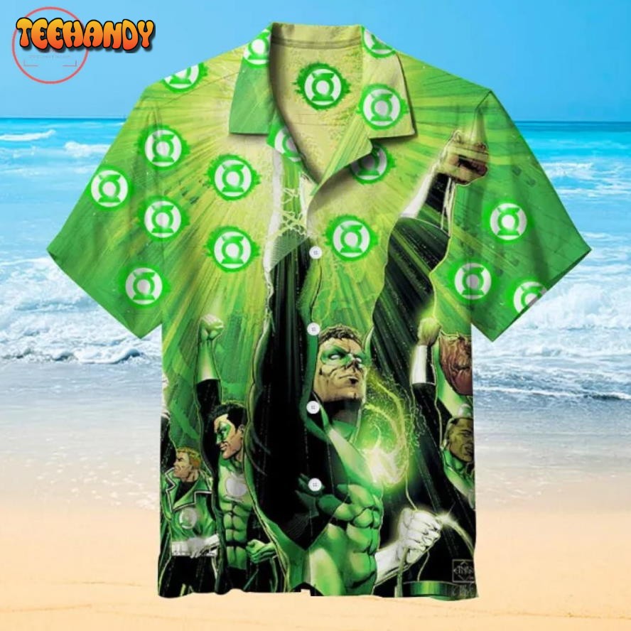 Justice League Green Lantern Hawaiian Shirt