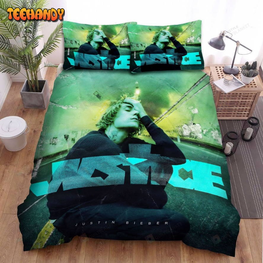 Justin Bieber Justice Album Art Cover Bedding Set