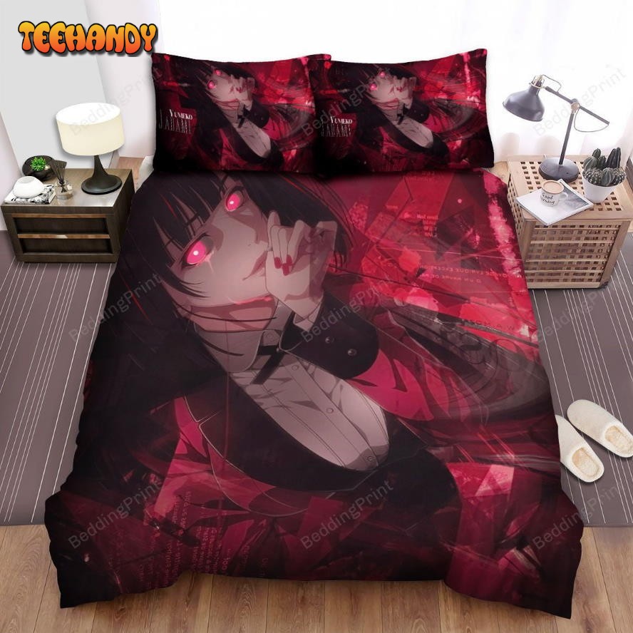 Kakegurui Yumeko Digital Art Duvet Cover Bedding Set