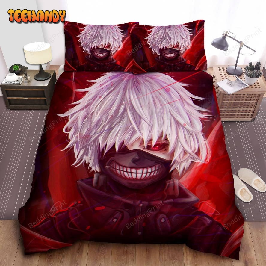 Kaneki Wearing Mask Duvet Cover Bedding Set