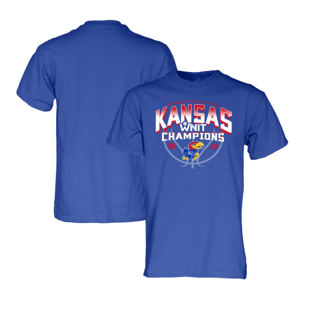 Kansas Jayhawks 2023 NCAA Women’s Basketball NIT Champions T-Shirt