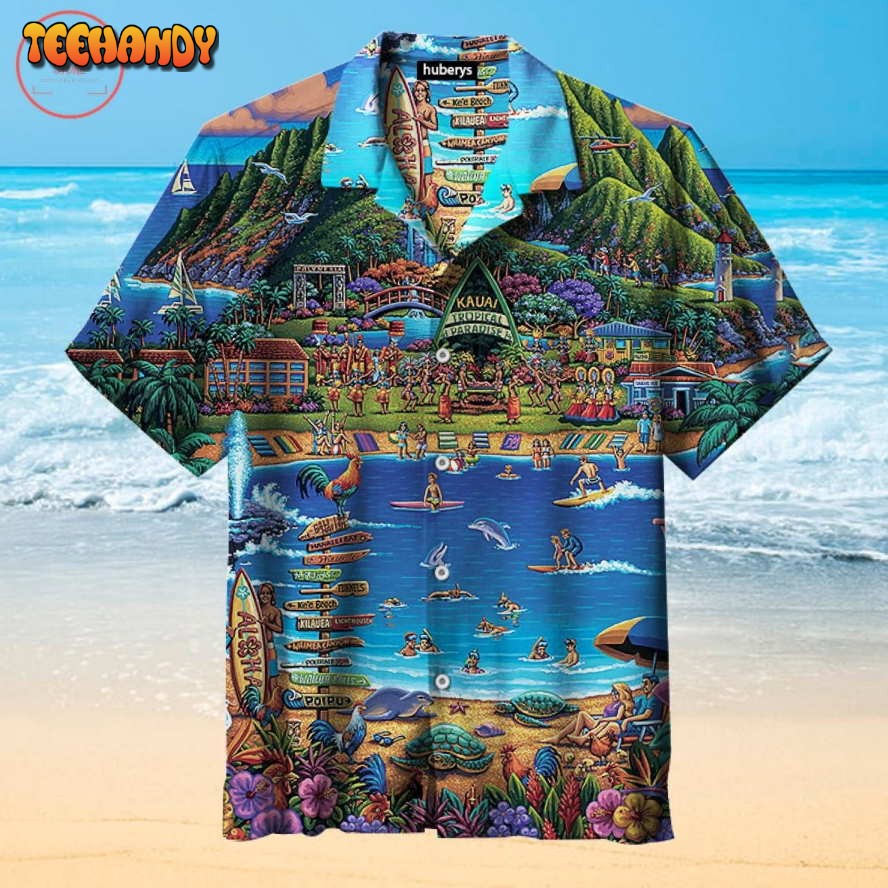 Kauai Island Hawaiian Shirt