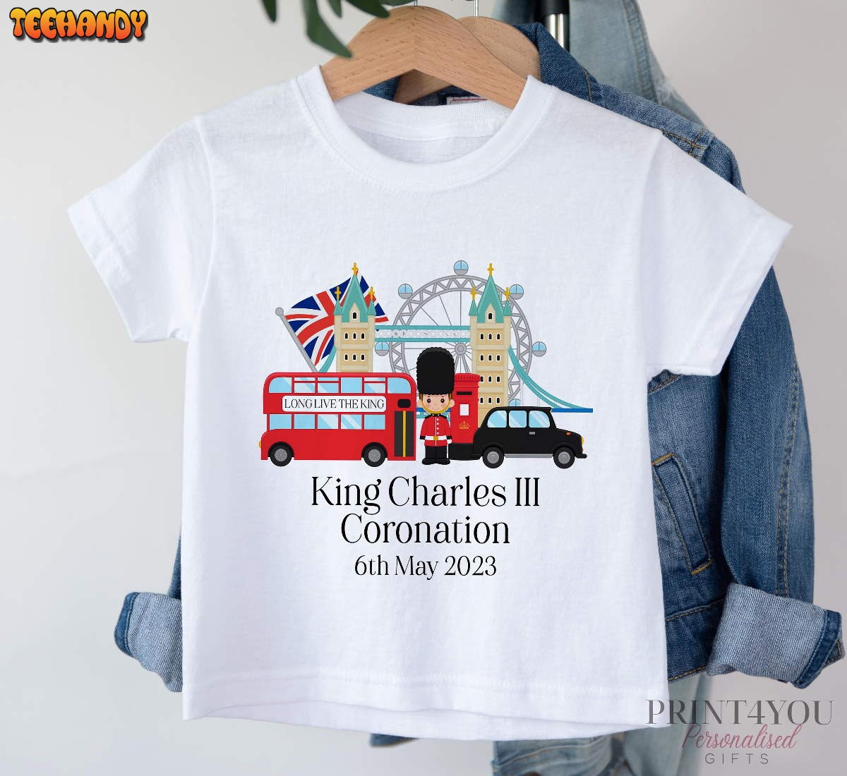 Kid’s Coronation T-shirt  King Charles III Coronation Celebration Unisex T Shirt