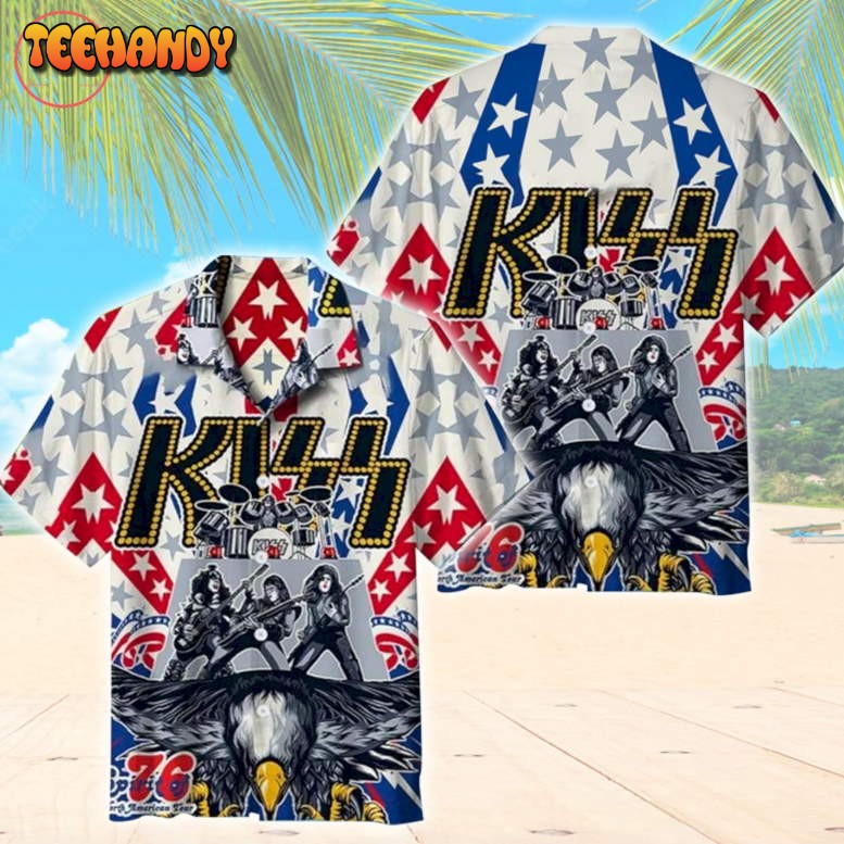 Kiss Eagle Hawaiian Shirt