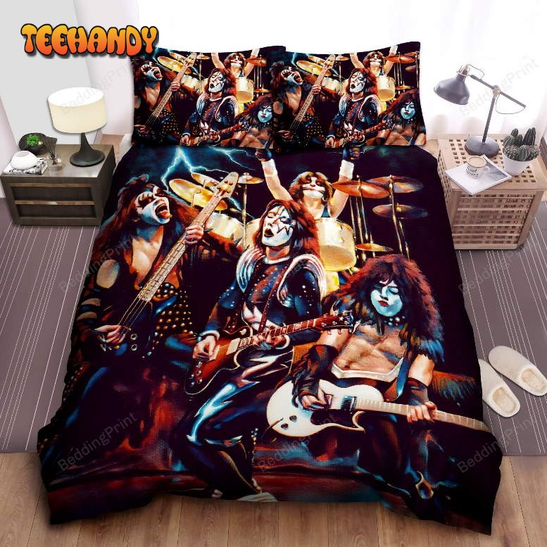 Kiss Performing Painting Bedding Set