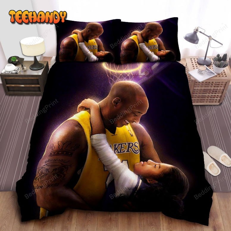 Kobe Bryant And Gianna Bryant Bedding Set