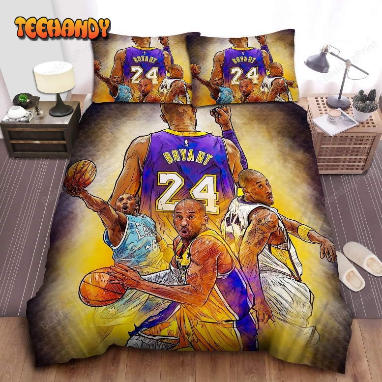 Kobe Bryant Basketball Evolution Bedding Set