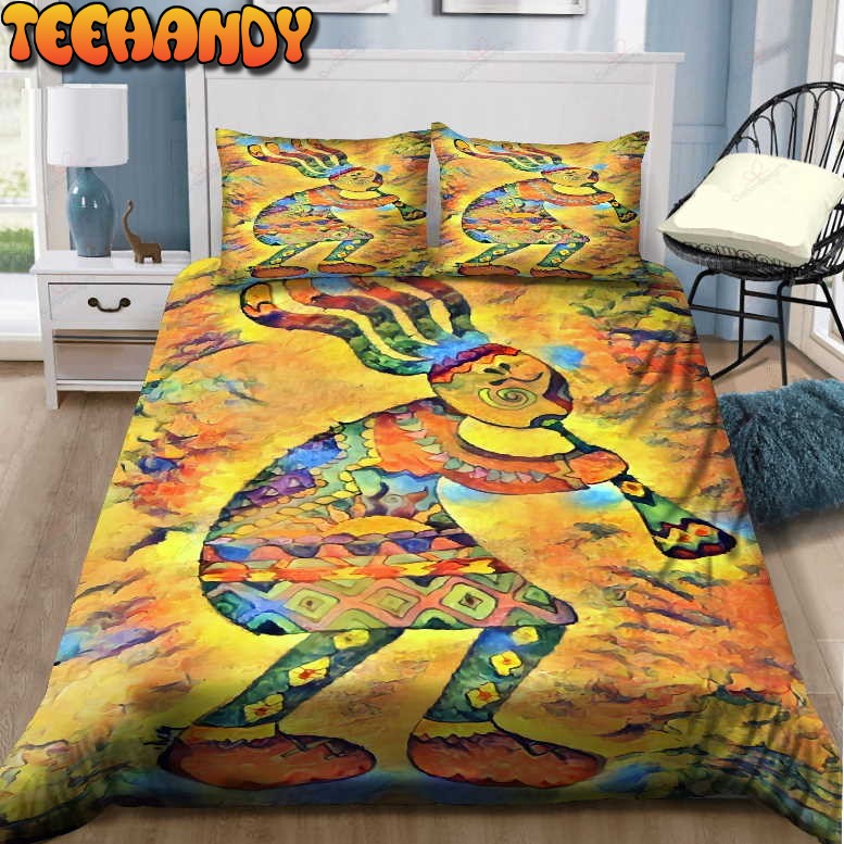 Kokopeli Art Printed Bedding Set