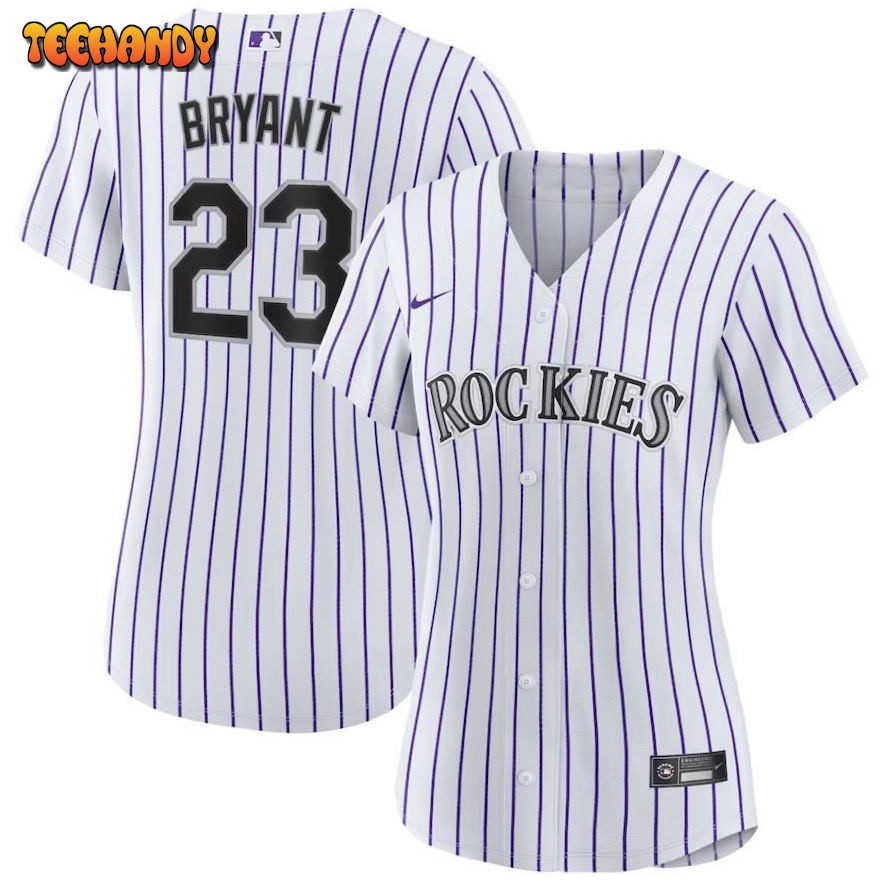 Kris Bryant Colorado Rockies Women’s Replica Player Jersey – White