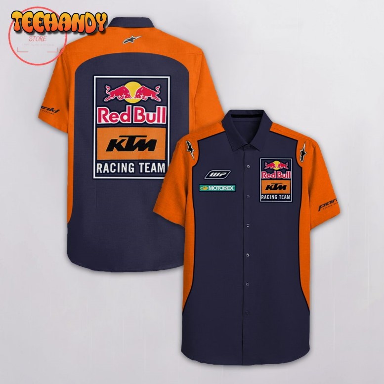 KTM Red Bull Racing Team Hawaiian Shirt