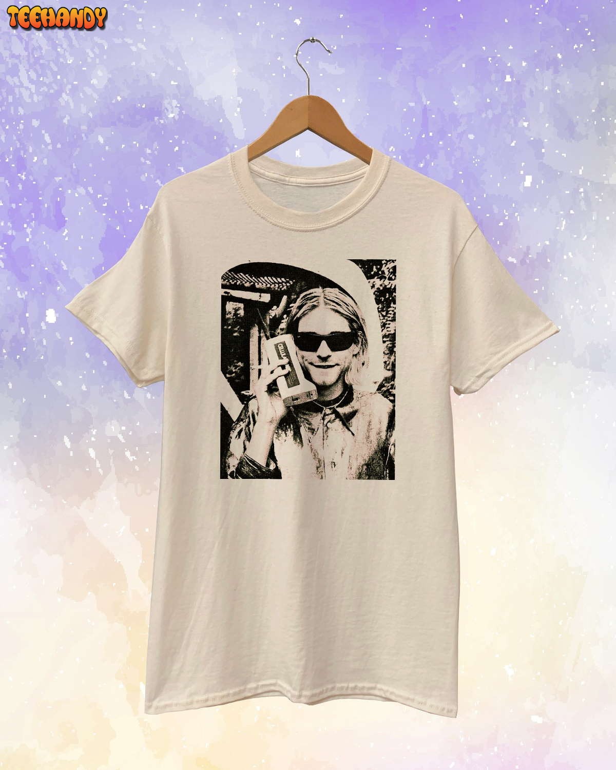 Kurt Cobain Mobile Phone Unisex T-shirt