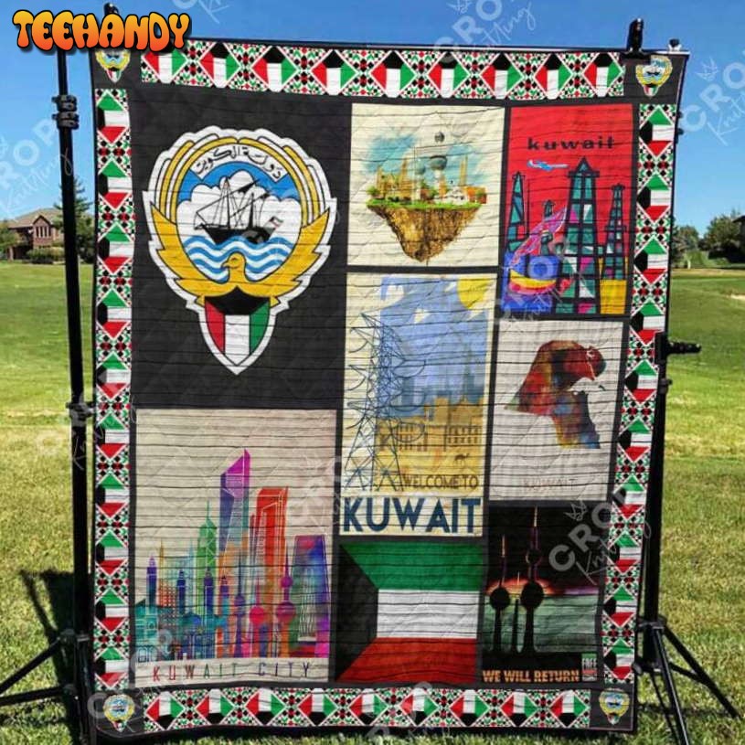 Kuwait 3D Customized Quilt Blanket