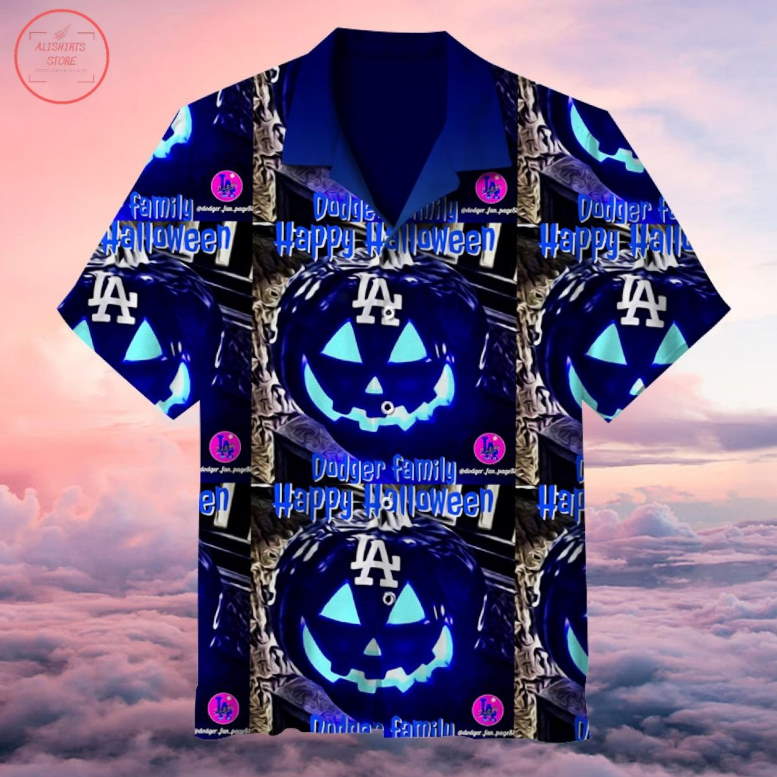 LA Dodgers Happy Halloween Hawaiian Shirt