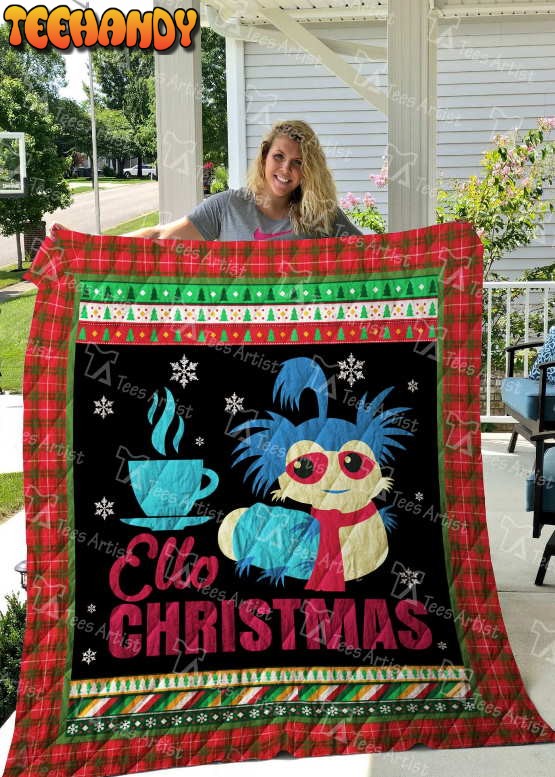 Labyrinth Ello Christmas 3D Customized Quilt Blanket