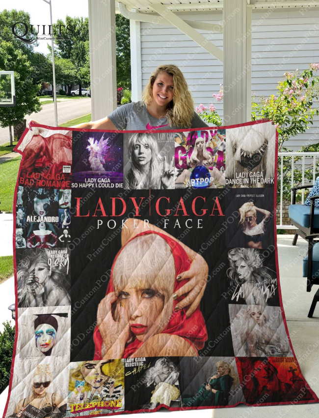 Lady Gaga 3D Customized Quilt Blanket