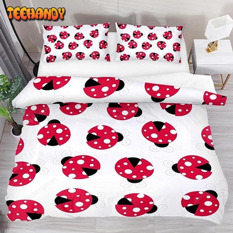 Ladybug Patterns Bedding Set