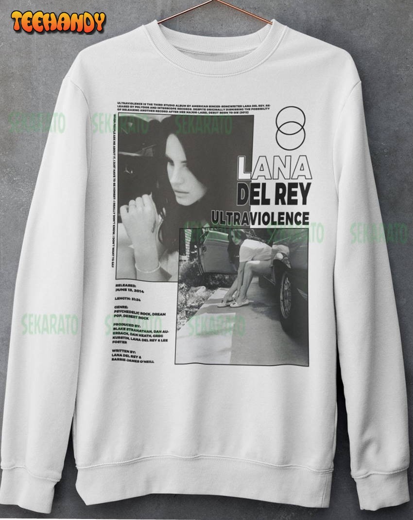 Lana Del Rey Ultrviolence Vintage Bootleg Inspired Sweatshirt