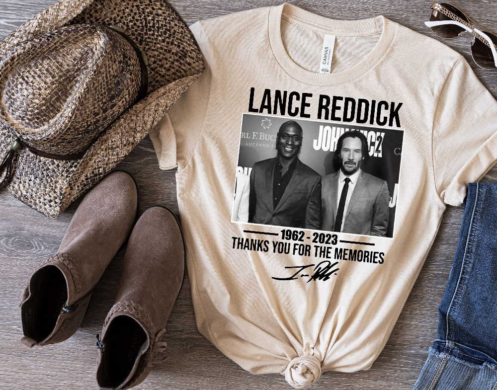 Lance Reddick Shirt, Lance Reddick Thank You For The Memories Shirt