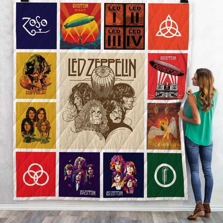 Led Zeppelin 3D Customized Quilt Blanket