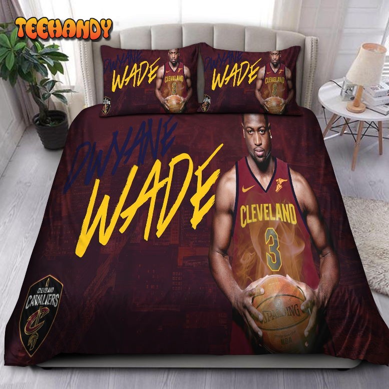 Legend Dwyane Wade Cleveland Cavaliers NBA 40 Bedding Set